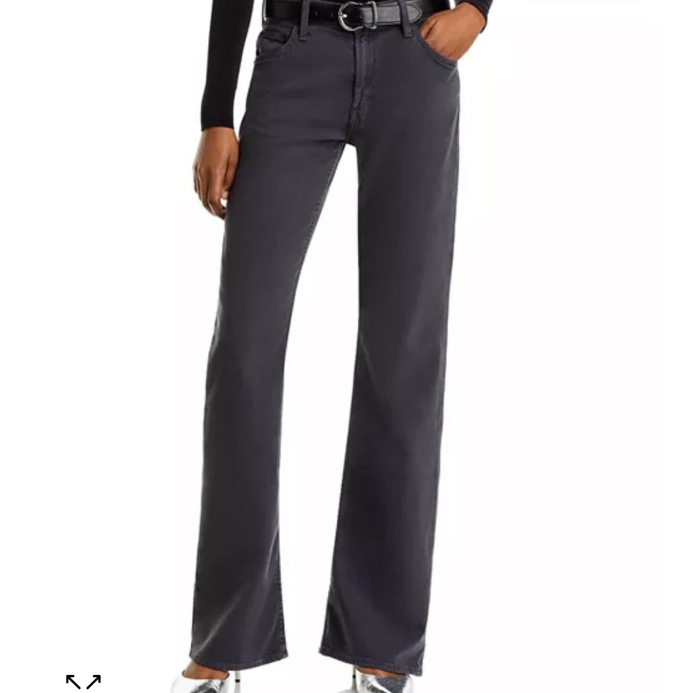 Mother The Bookie High Rise Bootcut Jeans in Peat. Size 33.
